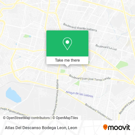 Atlas Del Descanso Bodega Leon map