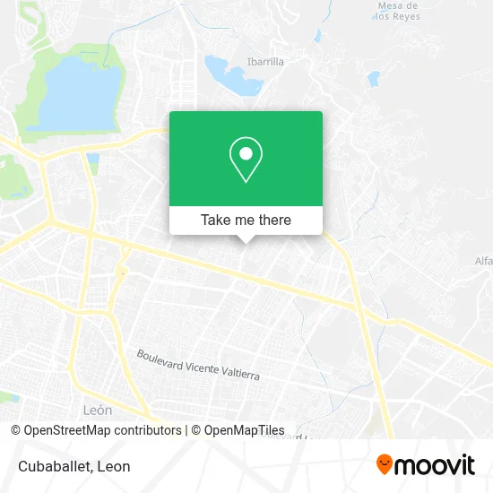 Cubaballet map