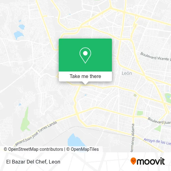El Bazar Del Chef map