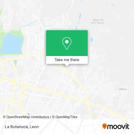 La Botanuca map