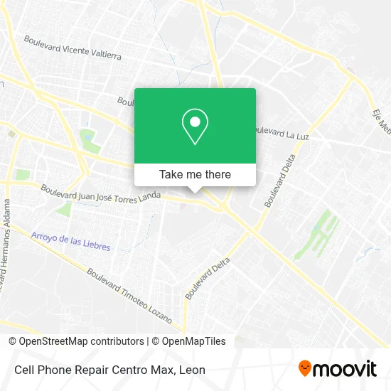 Cell Phone Repair Centro Max map