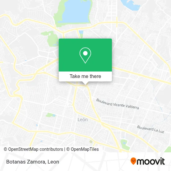 Botanas Zamora map