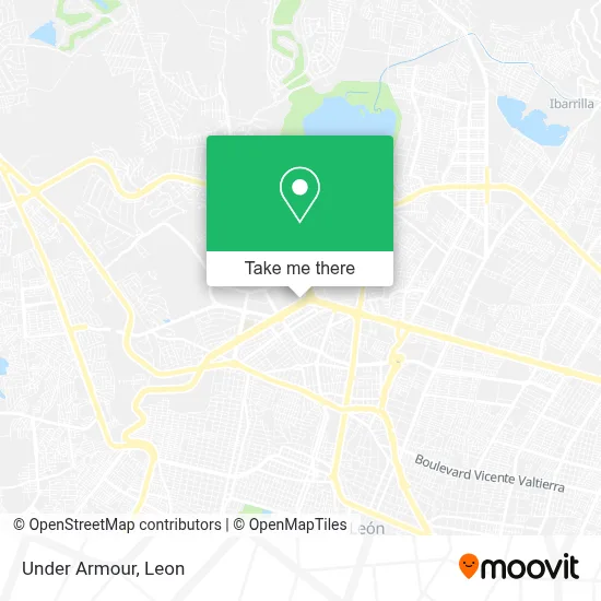 Under Armour map