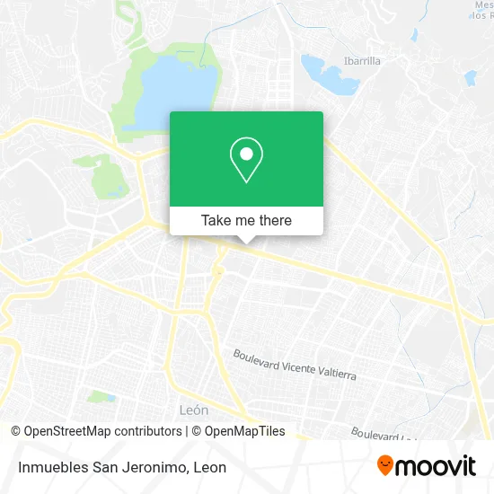 Inmuebles San Jeronimo map