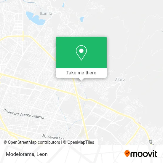 Modelorama map
