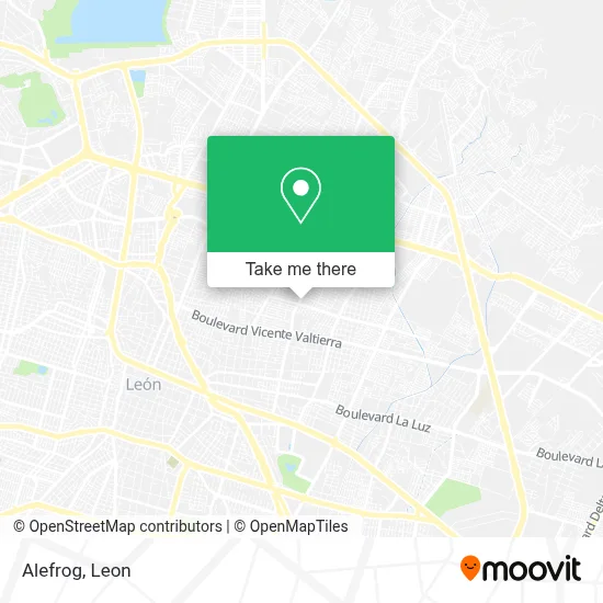 Alefrog map