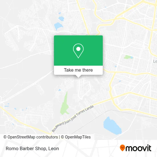 Romo Barber Shop map