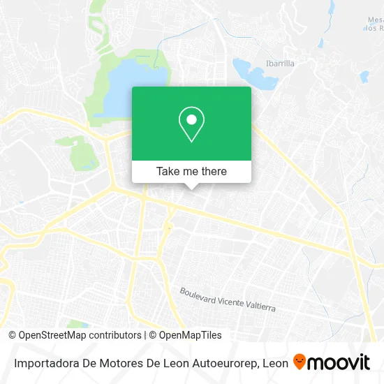 Importadora De Motores De Leon Autoeurorep map