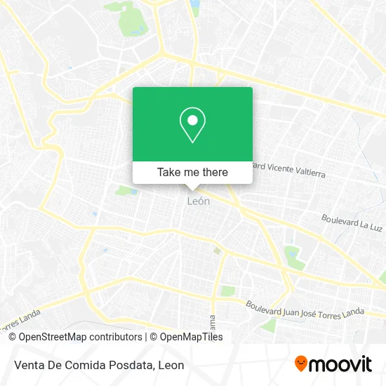 Venta De Comida Posdata map