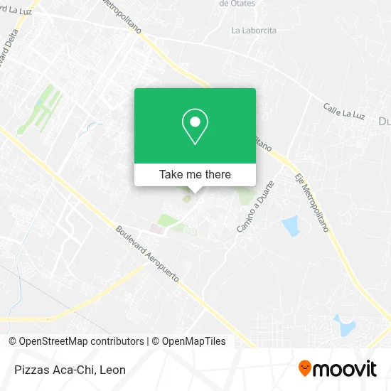 Pizzas Aca-Chi map
