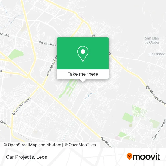 Car Projects map