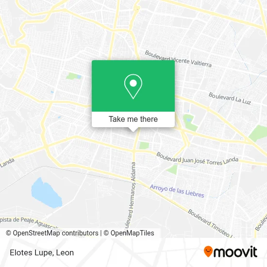 Elotes Lupe map