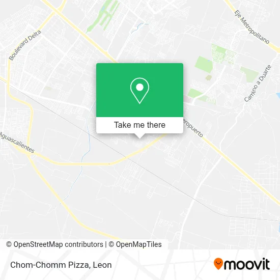 Chom-Chomm Pizza map