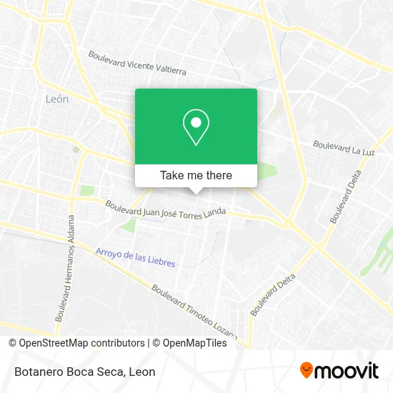 Botanero Boca Seca map