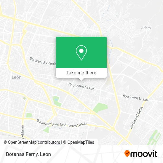 Botanas Ferny map