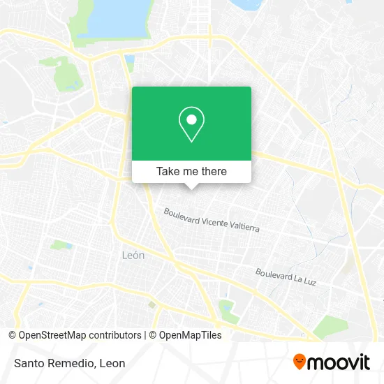 Santo Remedio map