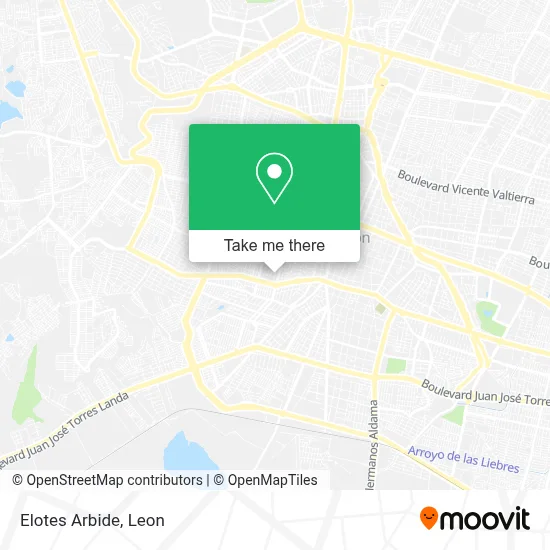 Elotes Arbide map