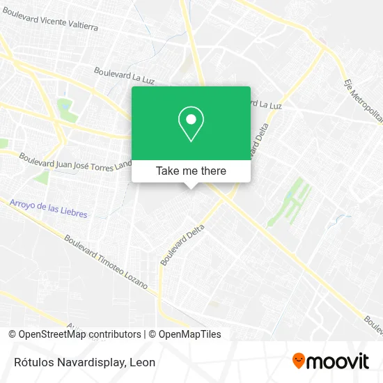 Rótulos Navardisplay map