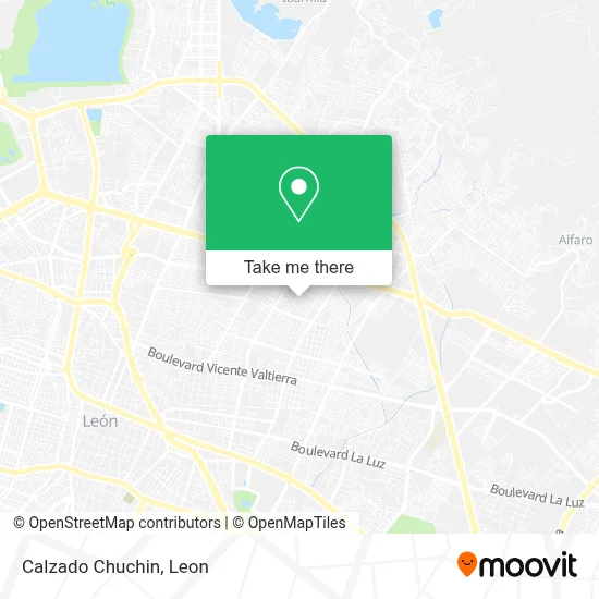 Calzado Chuchin map