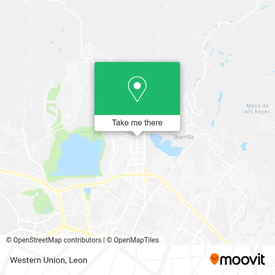 Western Union map