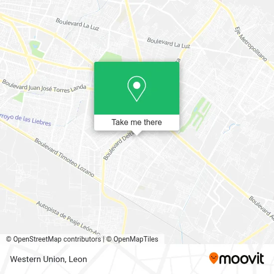Western Union map