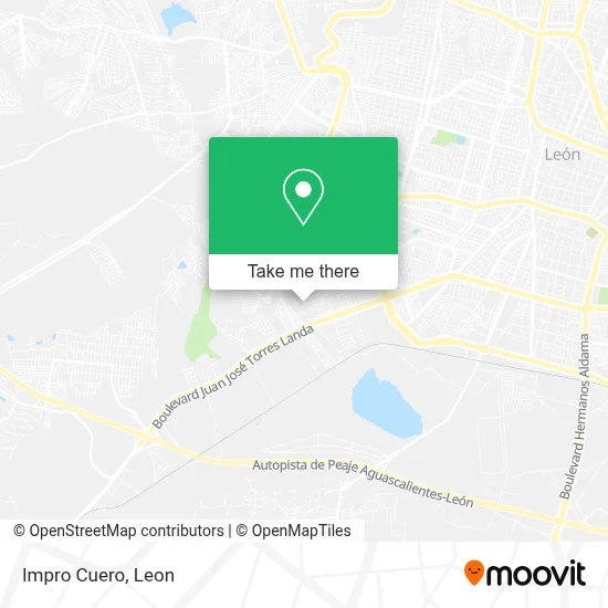 Impro Cuero map