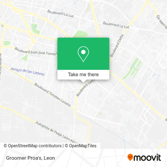 Groomer Proa's map