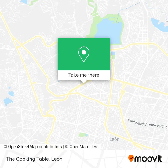 The Cooking Table map