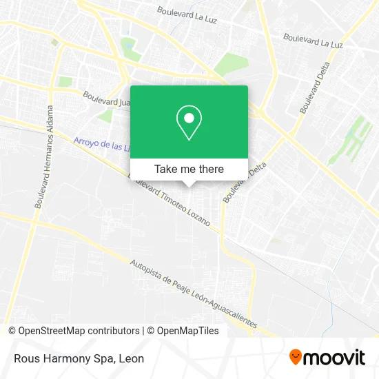 Rous Harmony Spa map