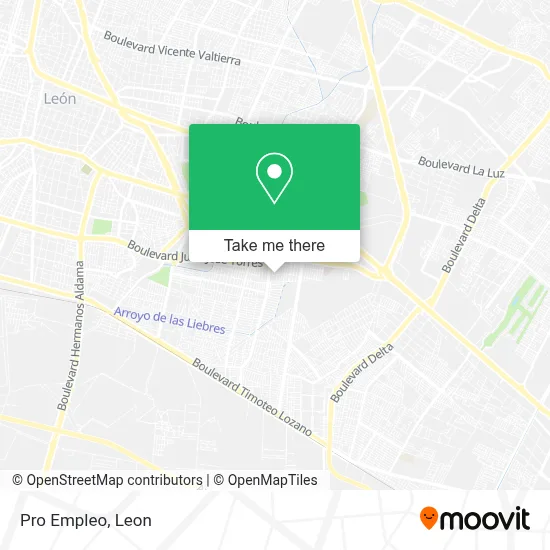 Pro Empleo map