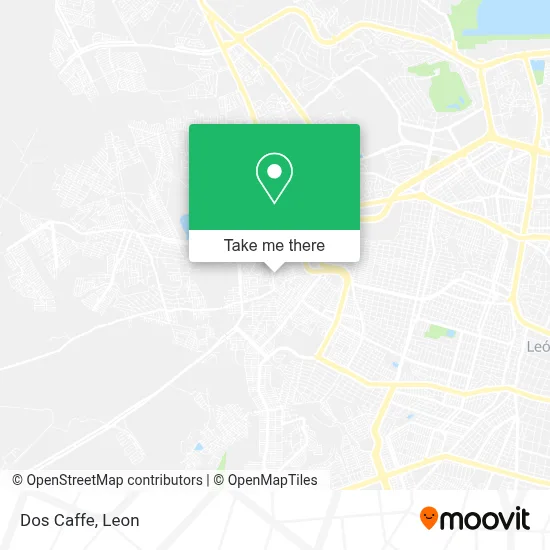 Dos Caffe map