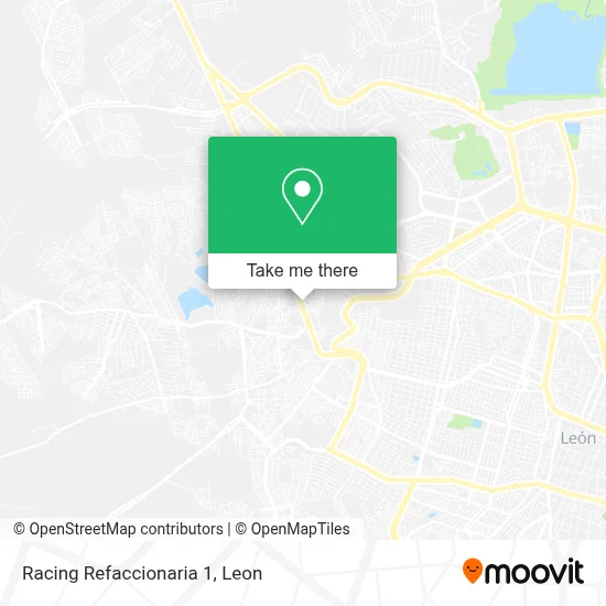 Racing Refaccionaria 1 map
