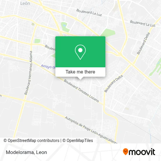 Modelorama map