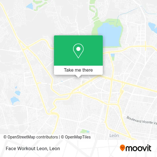Face Workout Leon map
