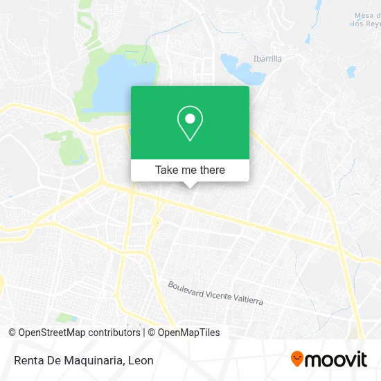 Renta De Maquinaria map