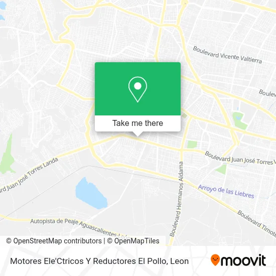 Motores Ele'Ctricos Y Reductores El Pollo map
