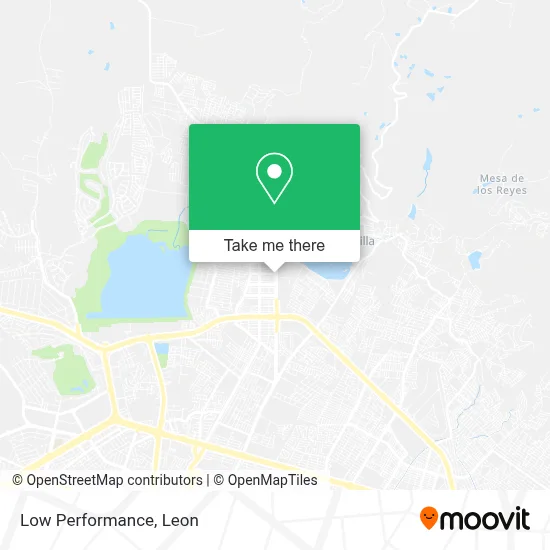 Low Performance map