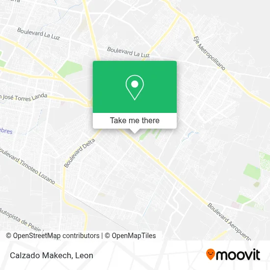 Calzado Makech map