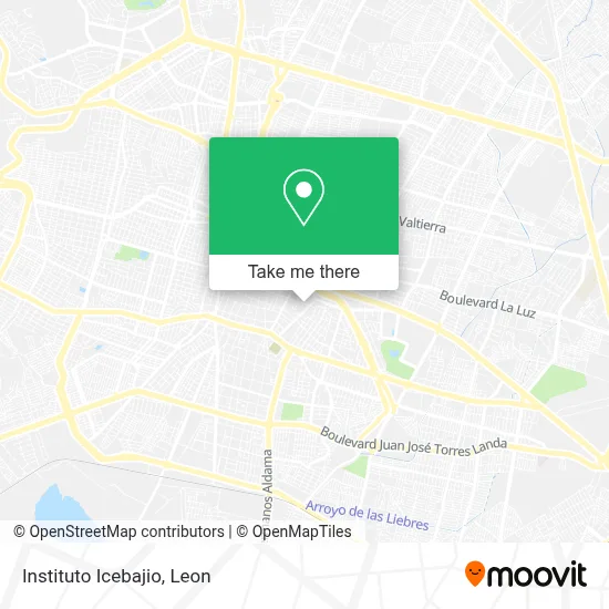 Instituto Icebajio map