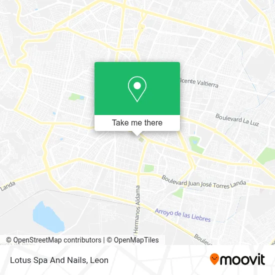 Lotus Spa And Nails map