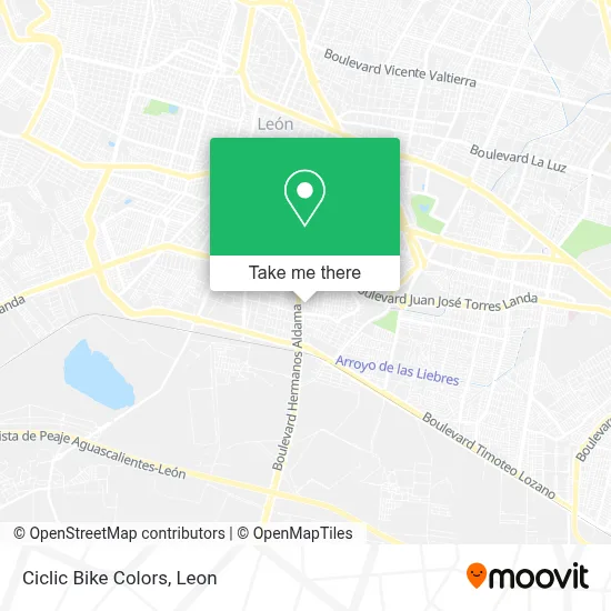 Ciclic Bike Colors map