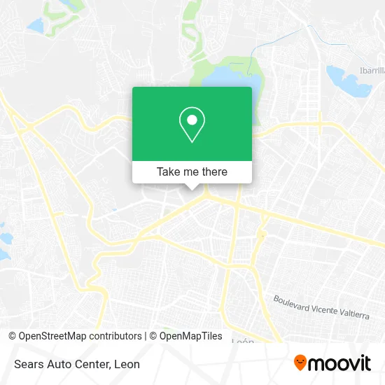 Sears Auto Center map