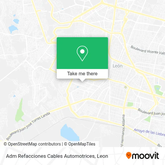 Adm Refacciones Cables Automotrices map