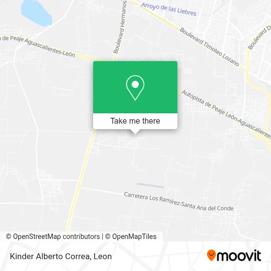 Kinder Alberto Correa map