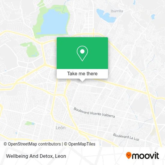 Wellbeing And Detox map