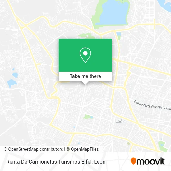 Renta De Camionetas Turismos Eifel map