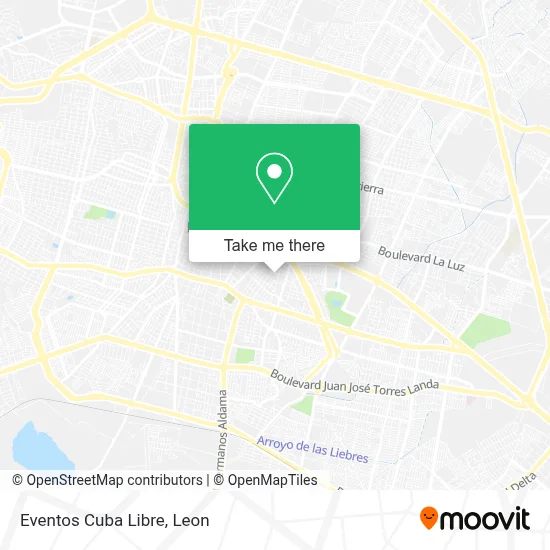 Eventos Cuba Libre map