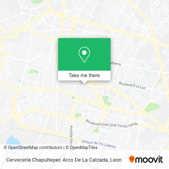 Cervecería Chapultepec Arco De La Calzada map