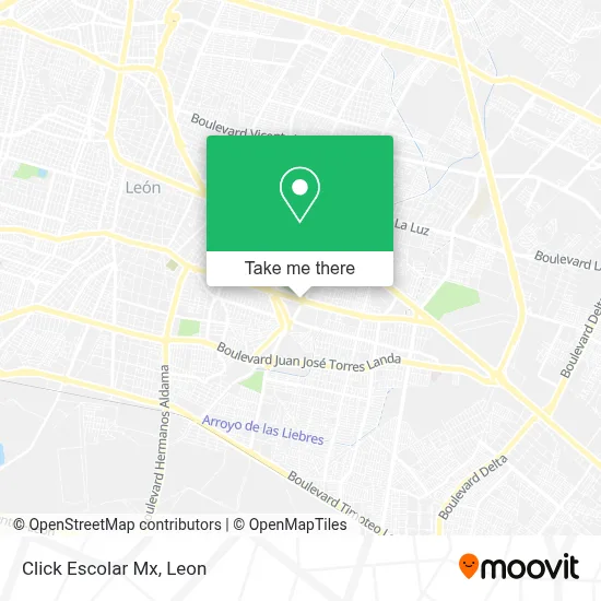 Click Escolar Mx map
