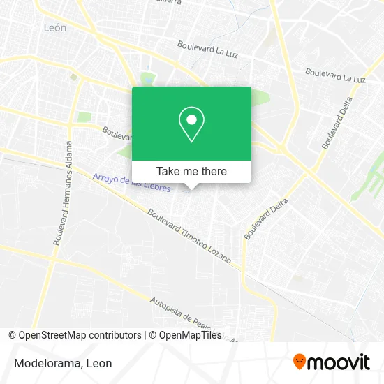 Modelorama map